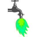 download No Fracking clipart image with 90 hue color
