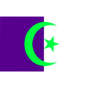 download Algeria Flag clipart image with 135 hue color