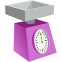 download Kitchen Scales clipart image with 90 hue color