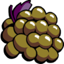 download Grapes clipart image with 135 hue color