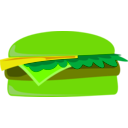 download Cheese Burger clipart image with 45 hue color
