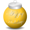 download Happy Holidays Ornament clipart image with 45 hue color