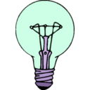 download Lightbulb clipart image with 90 hue color