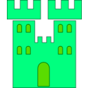 download Castle clipart image with 90 hue color