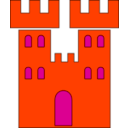 download Castle clipart image with 315 hue color