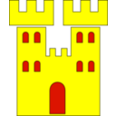 download Castle clipart image with 0 hue color