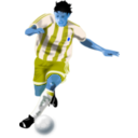download Futbolista Soccer Player clipart image with 180 hue color