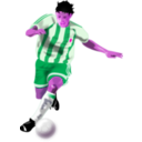 download Futbolista Soccer Player clipart image with 270 hue color