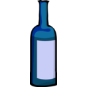 download Wine Bottle clipart image with 180 hue color