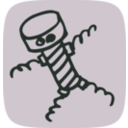 download Screw Man clipart image with 225 hue color