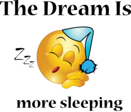 More Sleeping Dream Smiley Emoticon