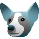 download Dog Portrait clipart image with 180 hue color