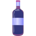 download Wine Bottle clipart image with 180 hue color