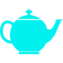 download Jubilee Tea Pot Red clipart image with 180 hue color