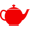 Jubilee Tea Pot Red