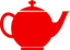 Jubilee Tea Pot Red