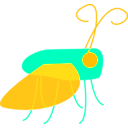 download Buzzing Bug clipart image with 225 hue color