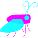 download Buzzing Bug clipart image with 0 hue color