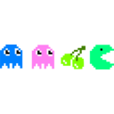 download Pacman Square clipart image with 90 hue color