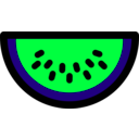 download Watermelon Icon clipart image with 135 hue color