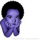 download Thoughtful Boy clipart image with 225 hue color