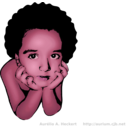 download Thoughtful Boy clipart image with 315 hue color