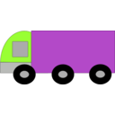 download Truck Vector clipart image with 90 hue color