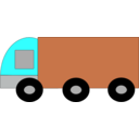 download Truck Vector clipart image with 180 hue color