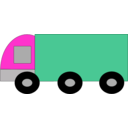 download Truck Vector clipart image with 315 hue color