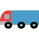 download Truck Vector clipart image with 0 hue color