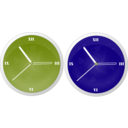 download Clock clipart image with 225 hue color