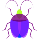 download Insect clipart image with 225 hue color