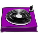 download Vinyl Record clipart image with 270 hue color