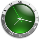 download Clock clipart image with 270 hue color