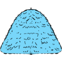 download Haystack clipart image with 135 hue color