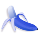 download Banana clipart image with 180 hue color