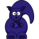 download Cartoon Squirrel clipart image with 225 hue color
