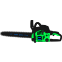 download Chainsaw clipart image with 90 hue color