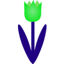 download Tulip1 clipart image with 135 hue color