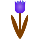 download Tulip1 clipart image with 270 hue color