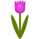 download Tulip1 clipart image with 315 hue color