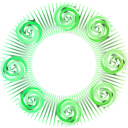 download Circle clipart image with 90 hue color