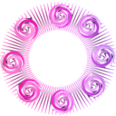 download Circle clipart image with 270 hue color