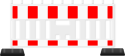 German Roadworks Barrier