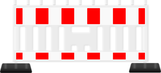 German Roadworks Barrier