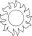 Sun Abstract 010