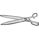 download Paper Shears clipart image with 90 hue color
