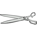 download Paper Shears clipart image with 270 hue color