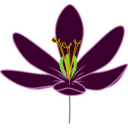 download Crocus Blossom clipart image with 45 hue color