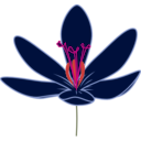 download Crocus Blossom clipart image with 315 hue color